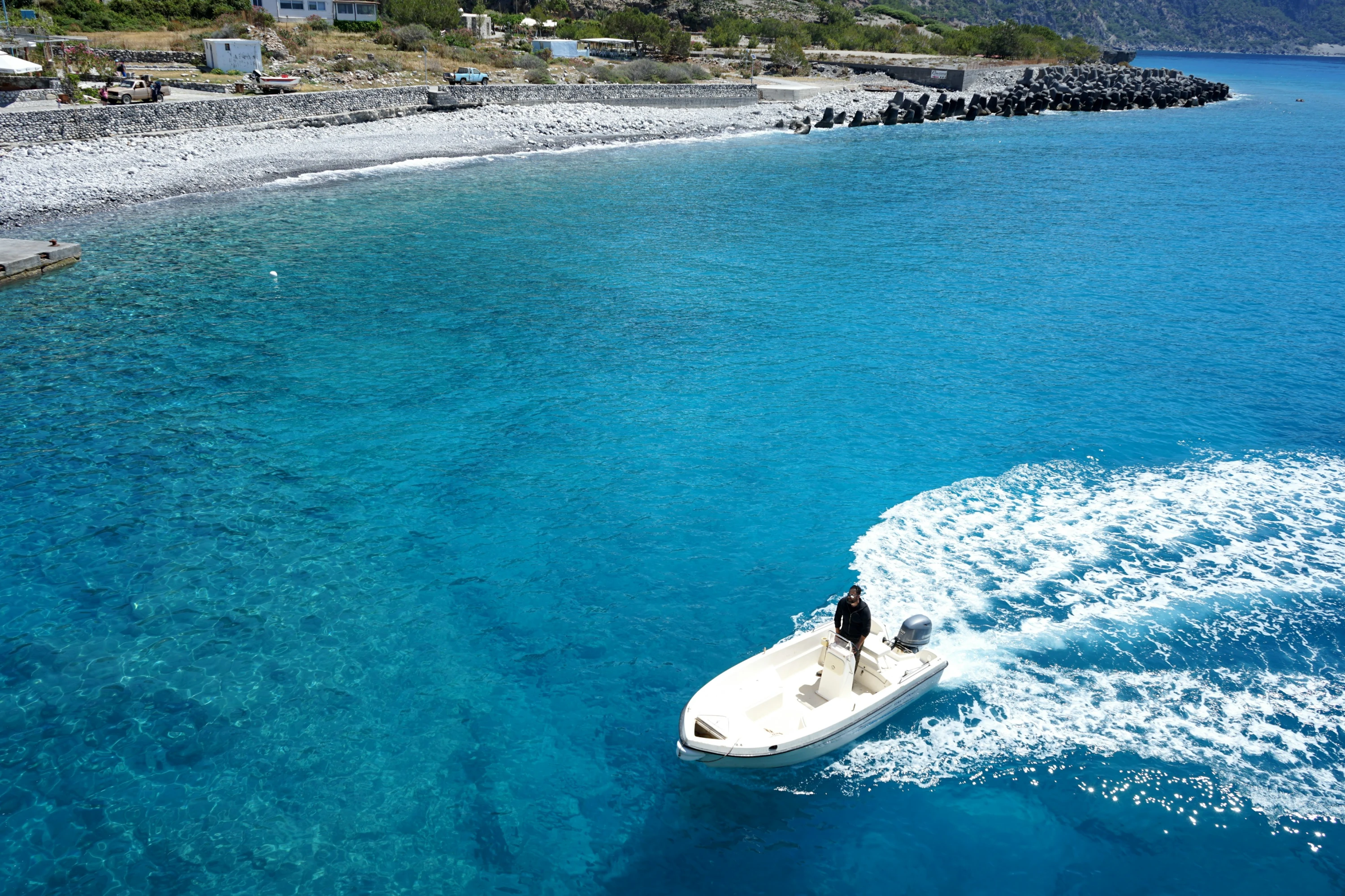Crete coastal road trip panoramic Crete coast for road trip car rental